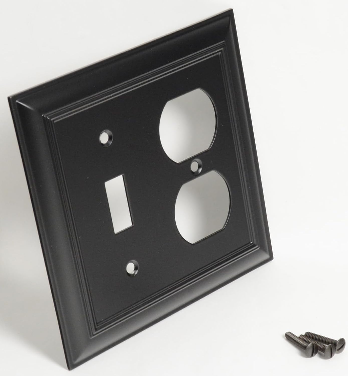 Cool Knobs and Pulls (CKP) Impressions Collection, 31196 Decorative Toggle/Duplex Wall Plate/Outlet Cover, Long Lasting