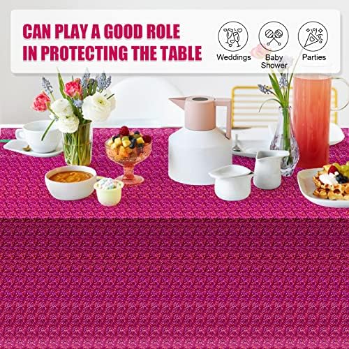 3 Pack Iridescent Tablecloth, 54" x 108" Birthday Party Table Cloths Iridescence Plastic Disposable Table Covers Iridescent Party Decorations, Birthday Decor Tablecloth for Buffet Table