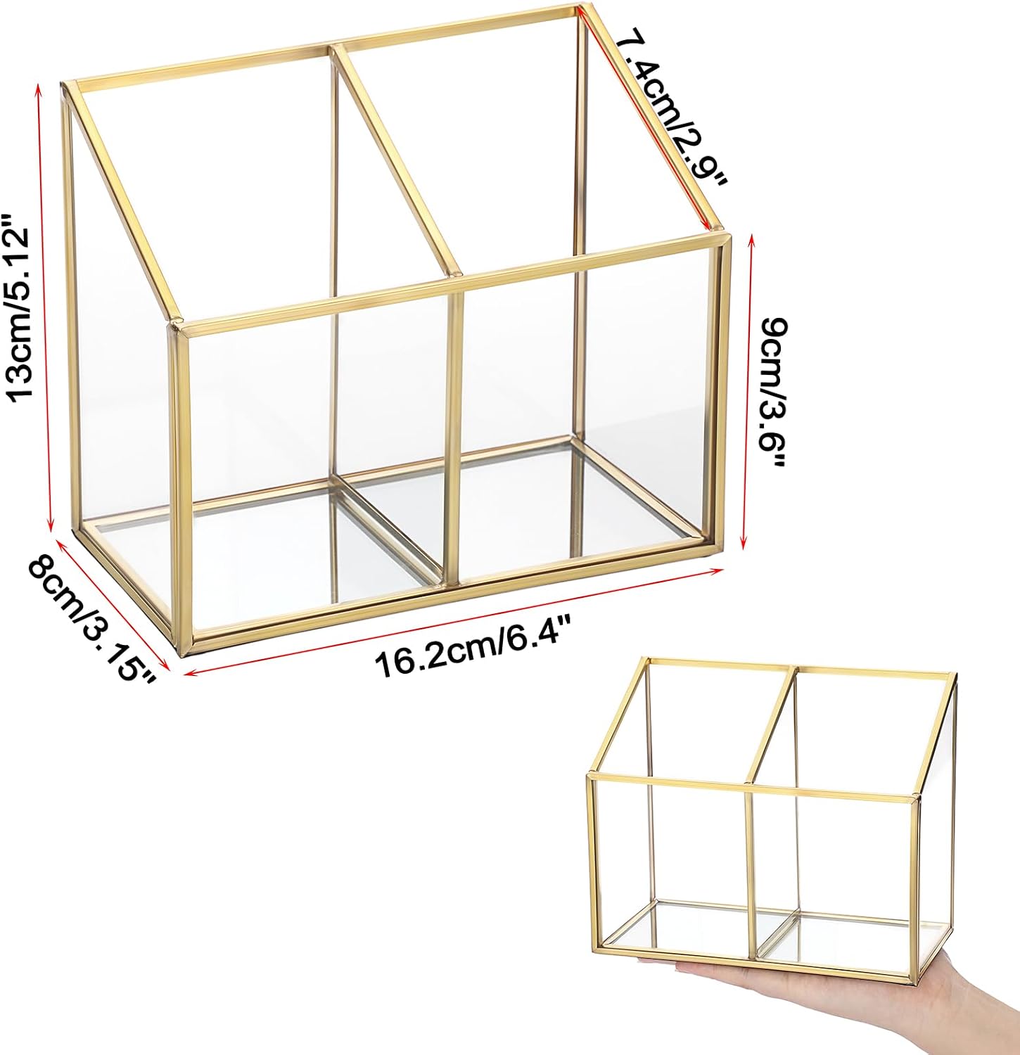 Glass Remote Control Holder