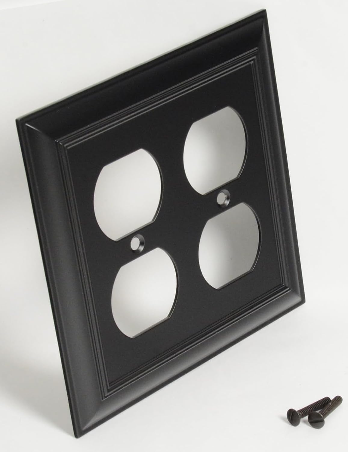 Cool Knobs and Pulls (CKP) Impressions Collection, 31194 Decorative Double Duplex Wall Plate/Outlet Cover, Long Lasting