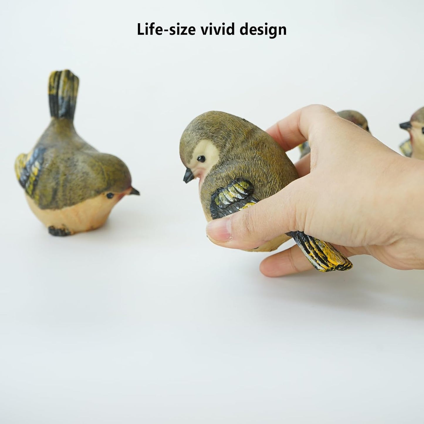 1 True Bird Statue / Set of 4