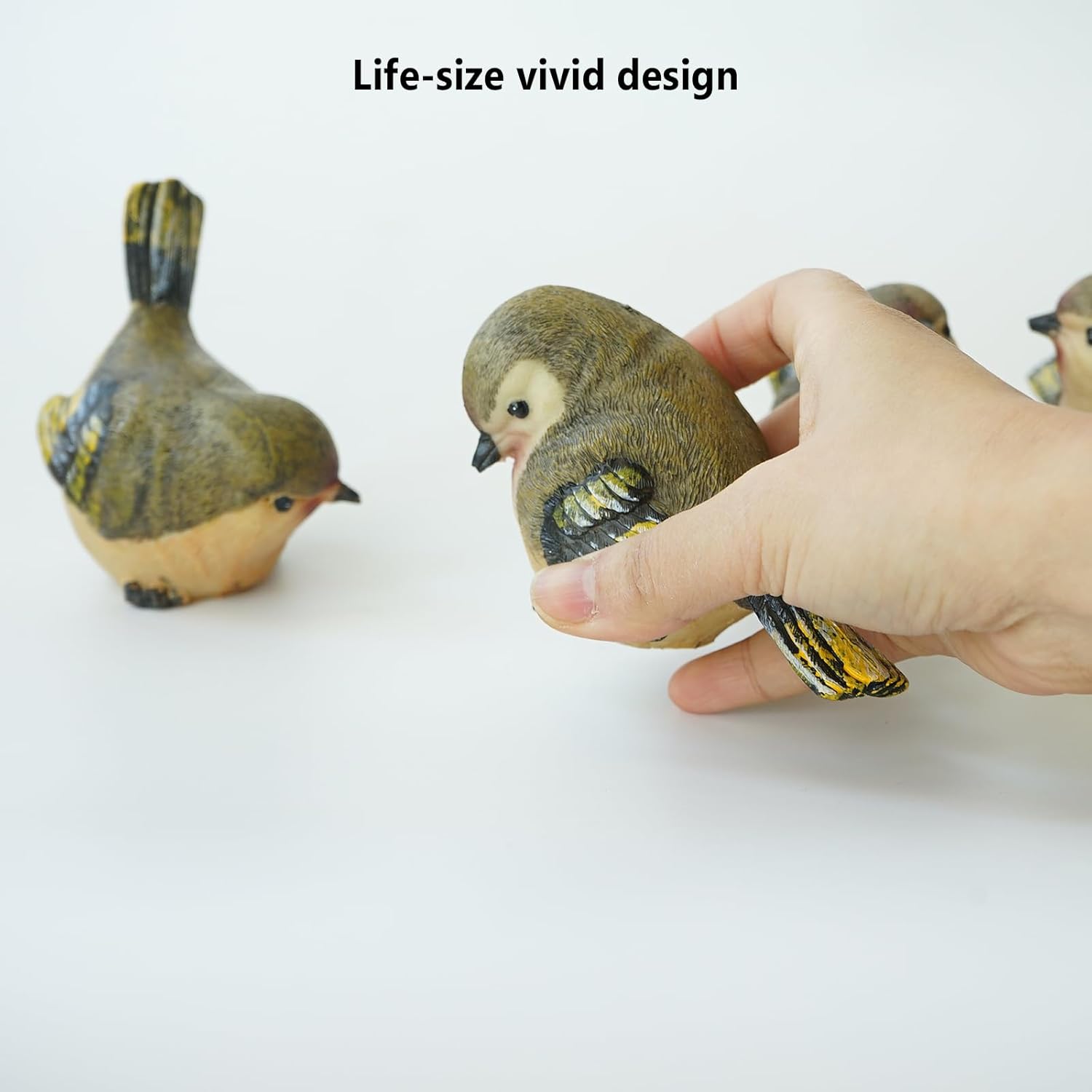 1 True Bird Statue / Set of 4