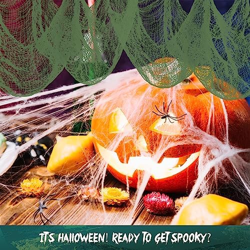 Riare 6pcs Halloween Creepy Cloths, Halloween Fabric Yard Outdoor Decor