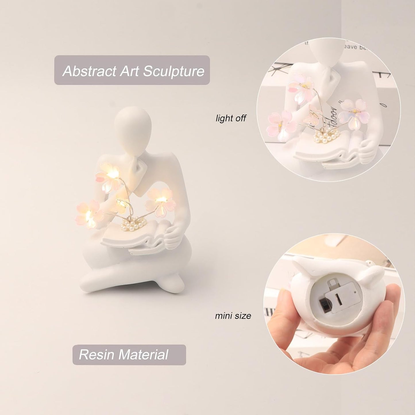 Battery Powered Night Light / White