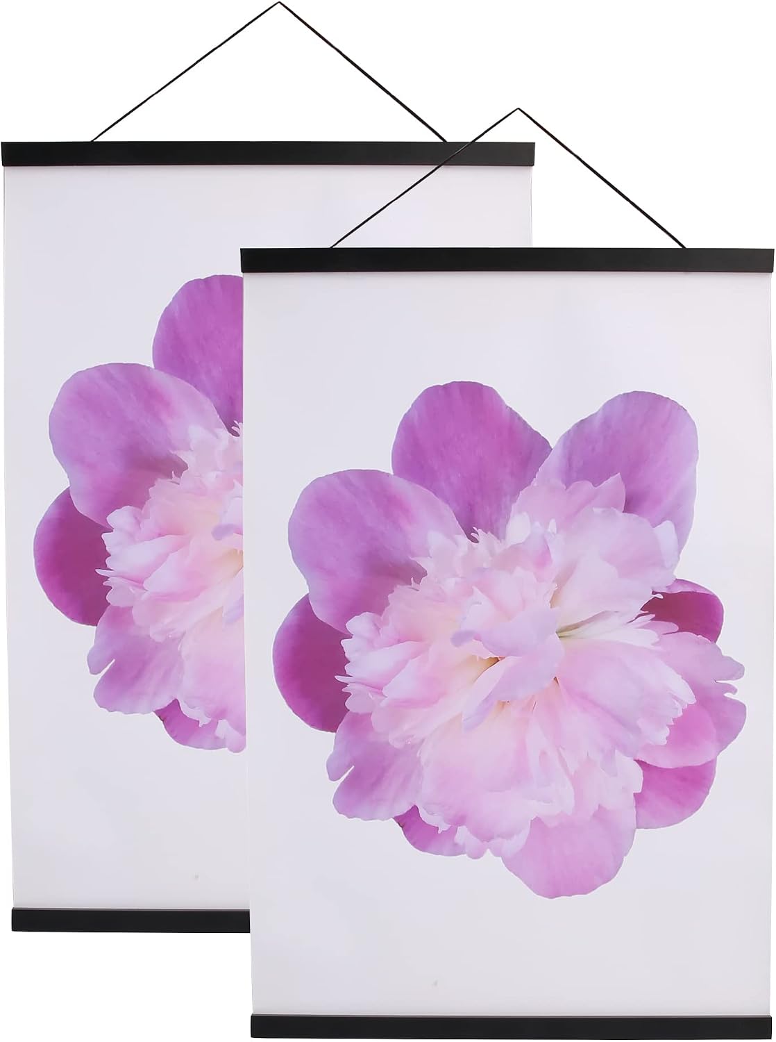 Magnetic Poster Hanger Frame, 36x48 36x24 Picture Frame Hanger,36In,Black