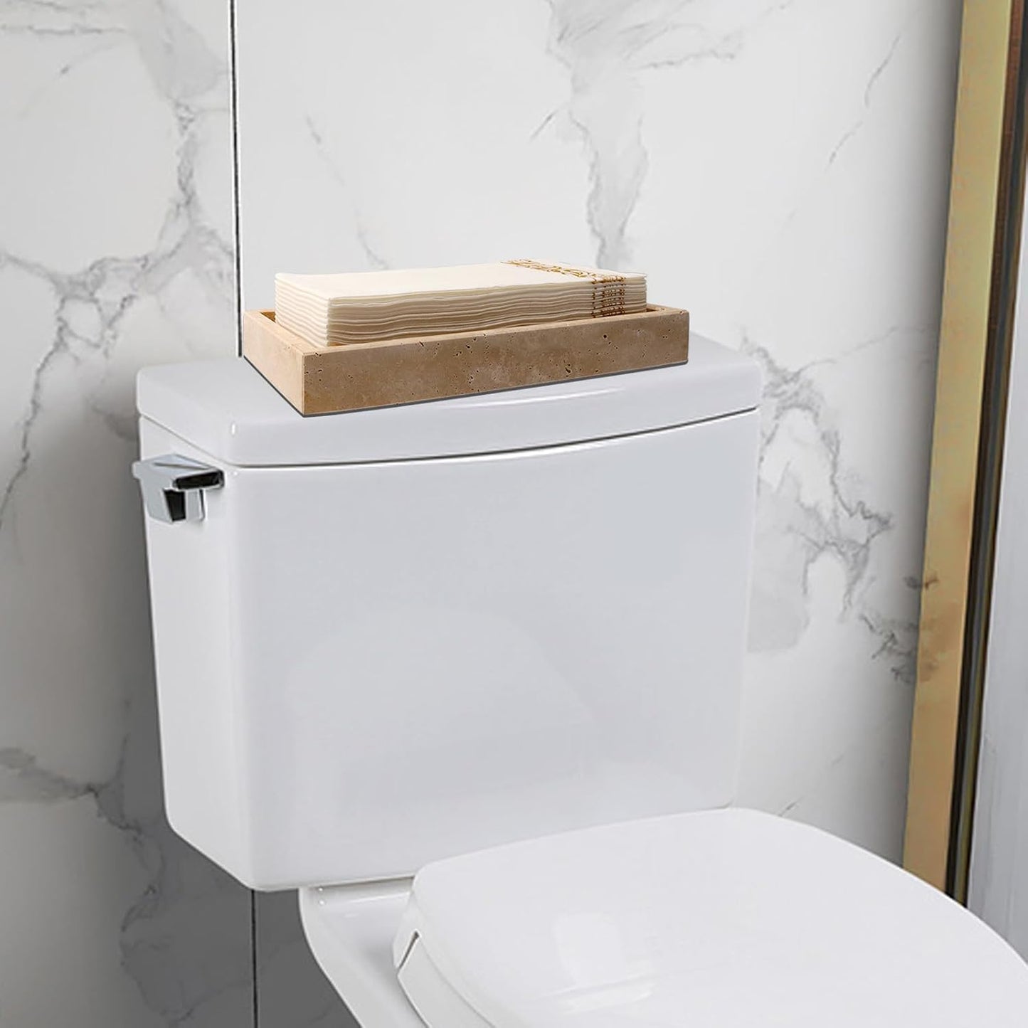 Stone Napkin Holder / 9.7 x 5.5 / Natural