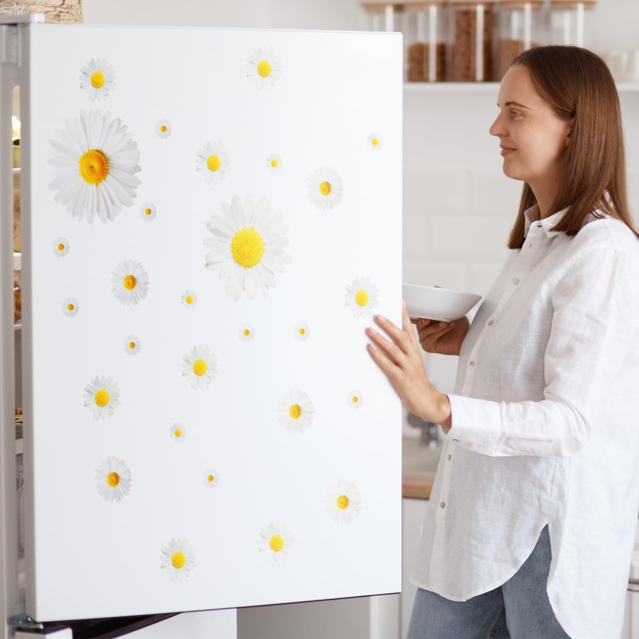 Daisy Wall Stickers Removable Flower Decal