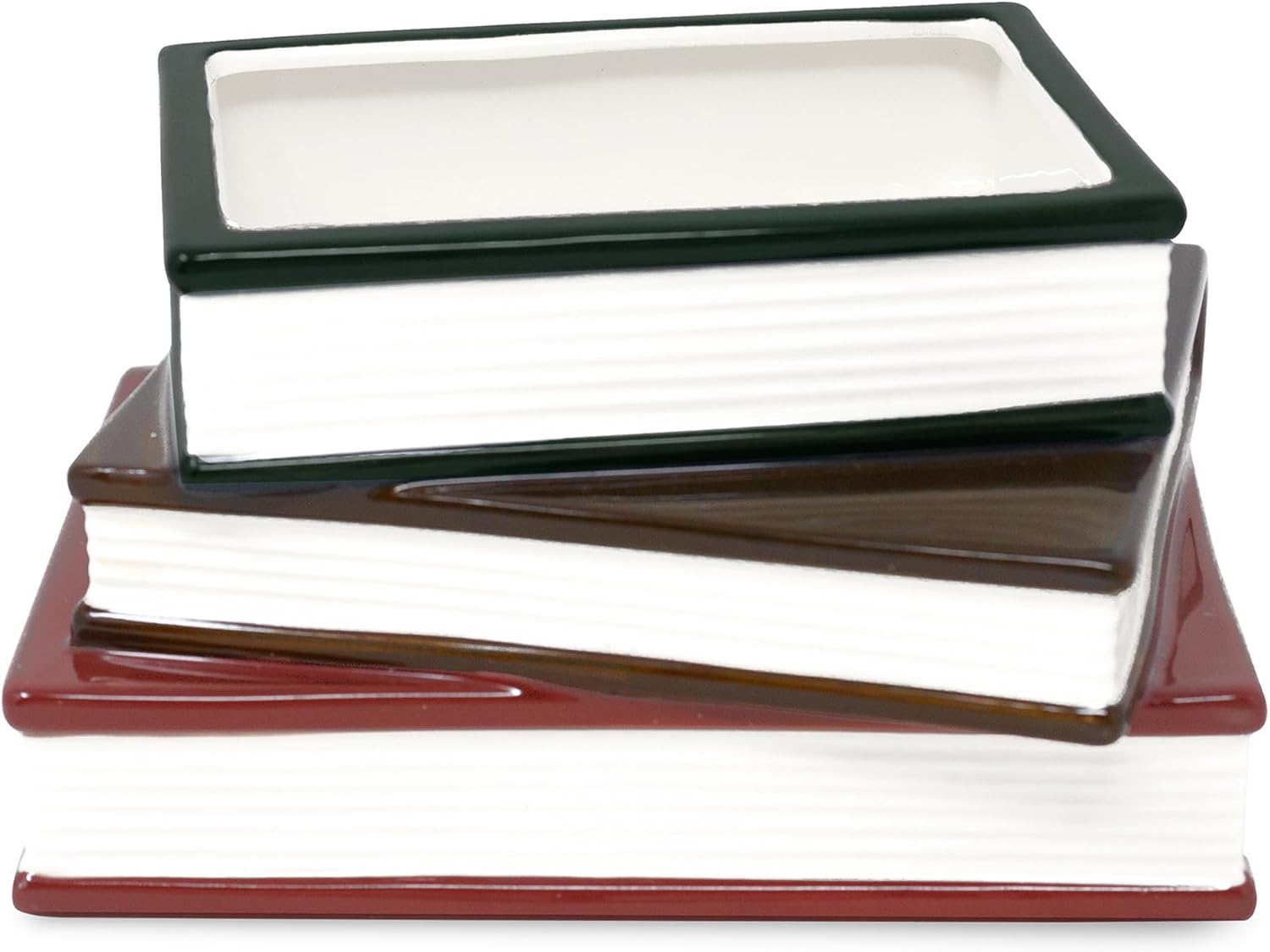 Ceramic Planter / Steel Mill & Co Original Small Book-Shaped Decorative Planter