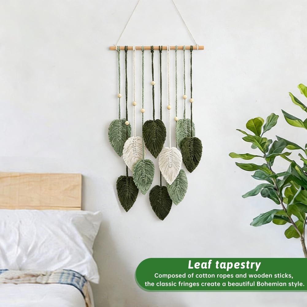 Handmade Woven Tapestry / Green
