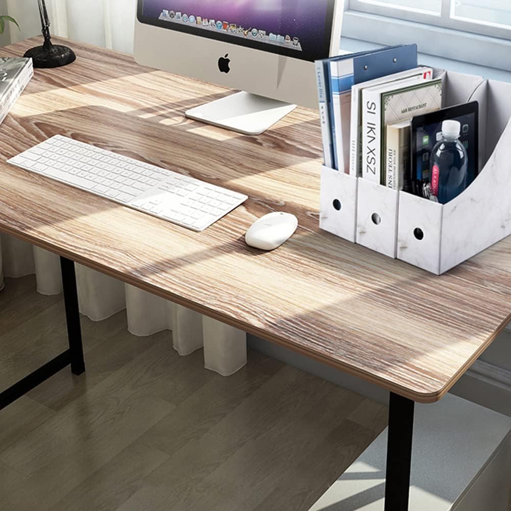 Foldable Desk File Holder Organizer Sturdy Cardboard Magazine Storage Box Document Rack with Blank Label Stickers for