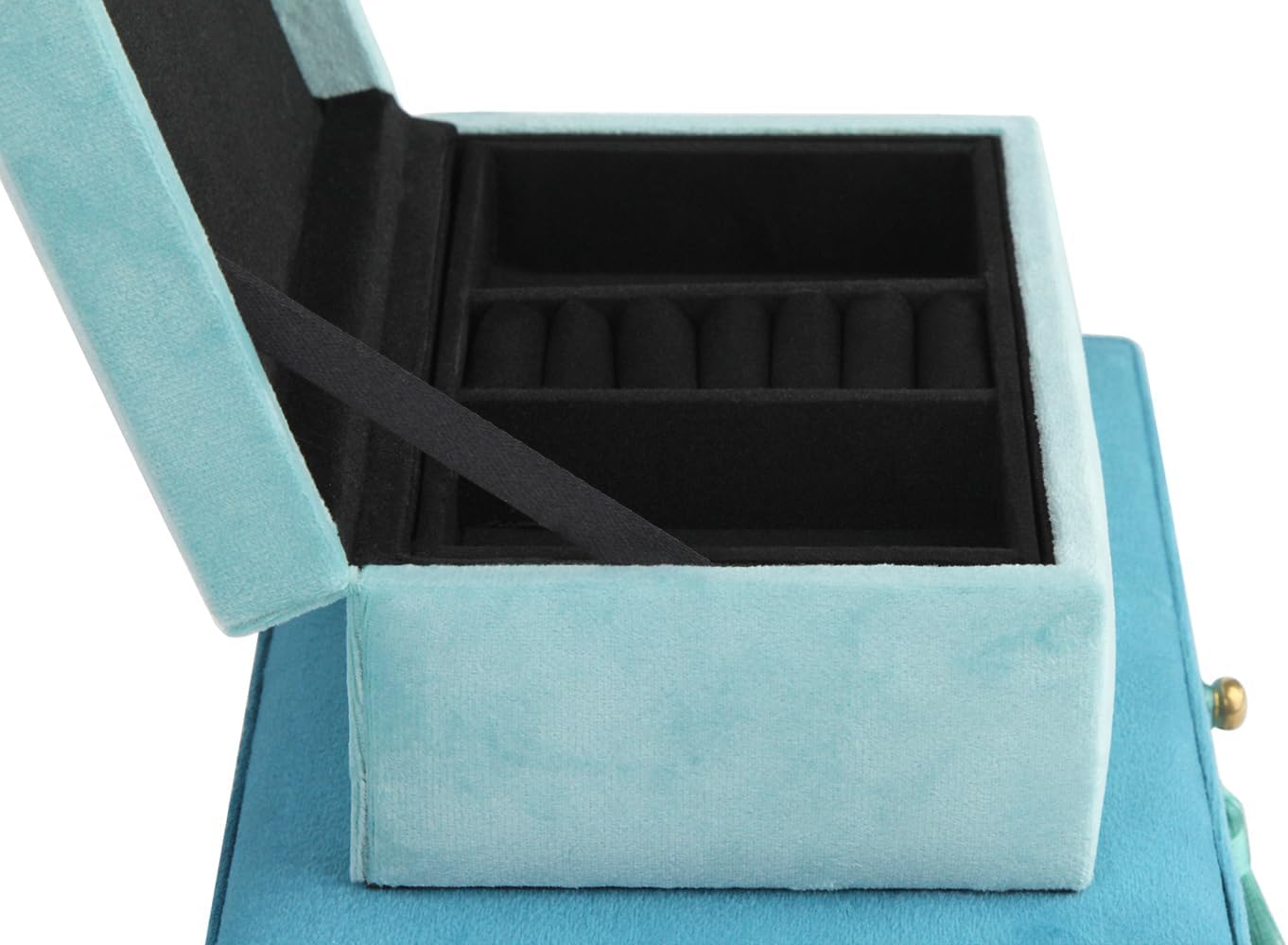 Velvet Jewelry Boxes Decorative Boxes / Blue