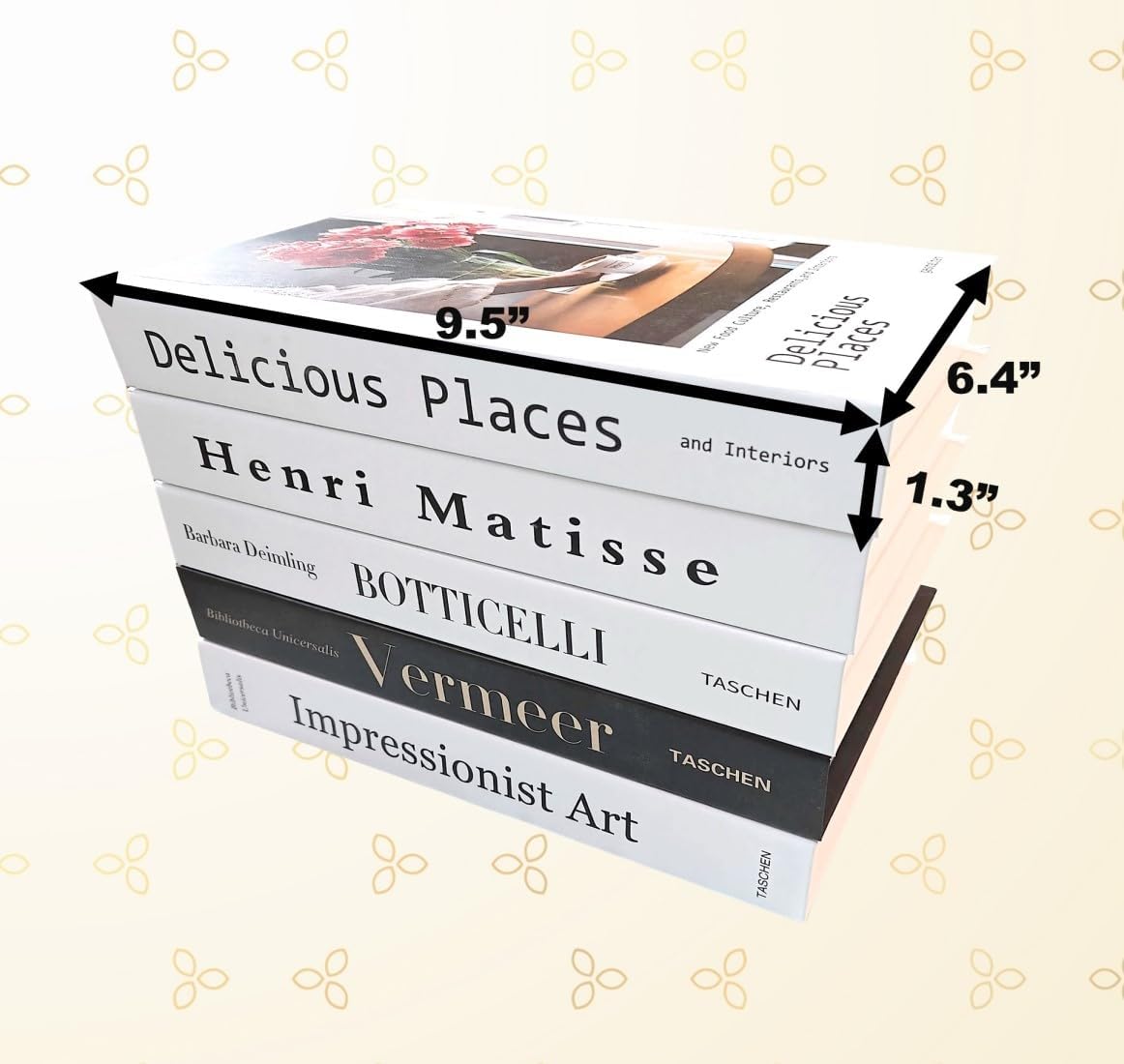 Faux Books for Decoration Decorative Books Aesthetic Modern Organic Home Minimalistic / Set of 5