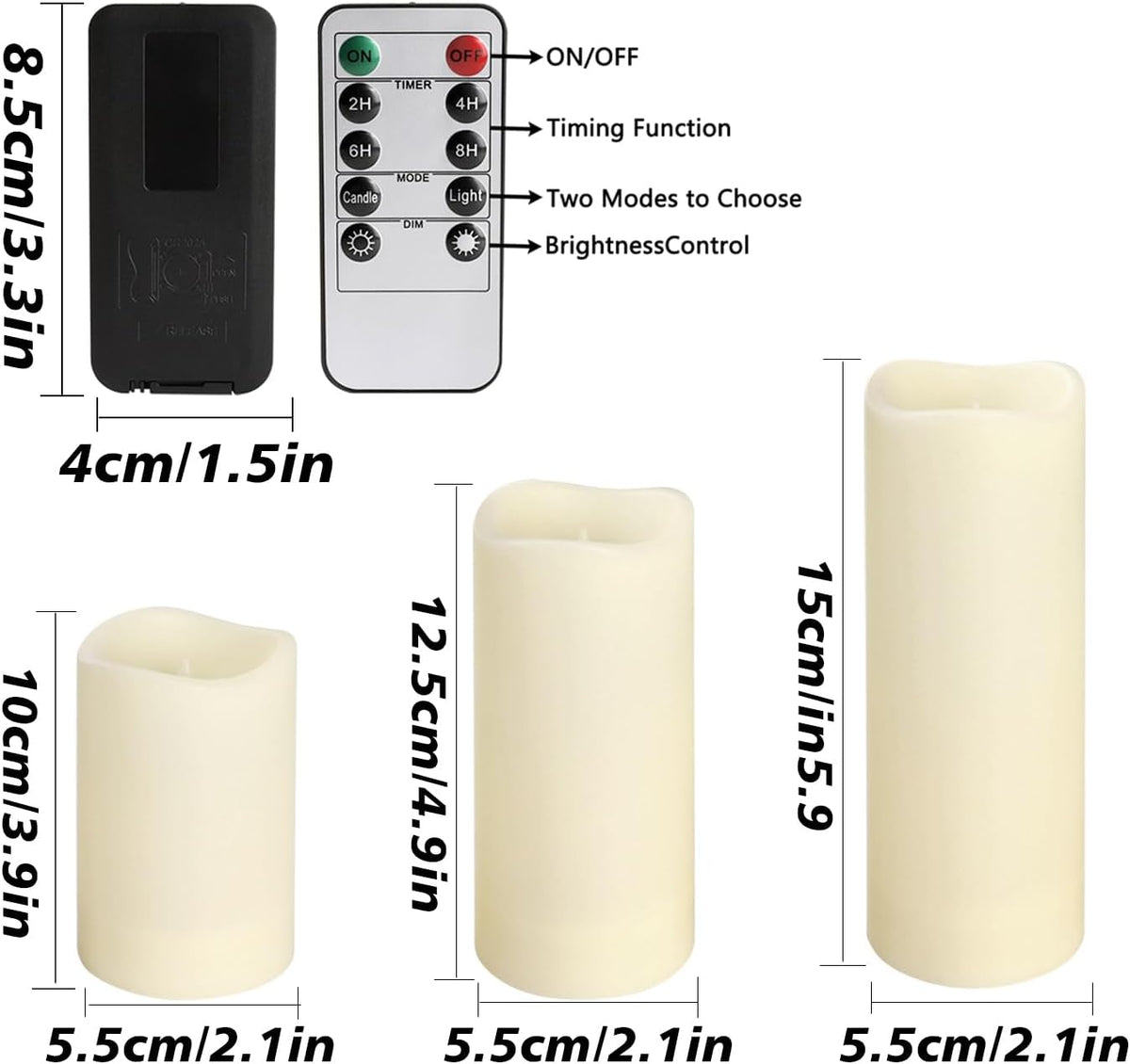 72-Pack LED Flameless Candles with Remote Control - Perfect for Home, Parties, and Special Occasions - Create a Magical
