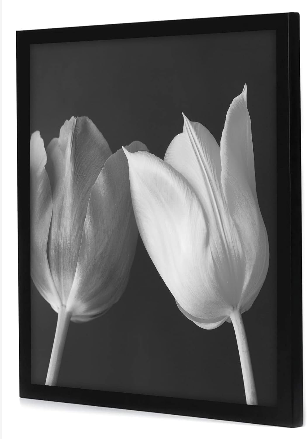 Americanflat 18x18 Poster Frame - Engineered Wood - Black | Polished plexiglass front, hangs vertical or horizontal