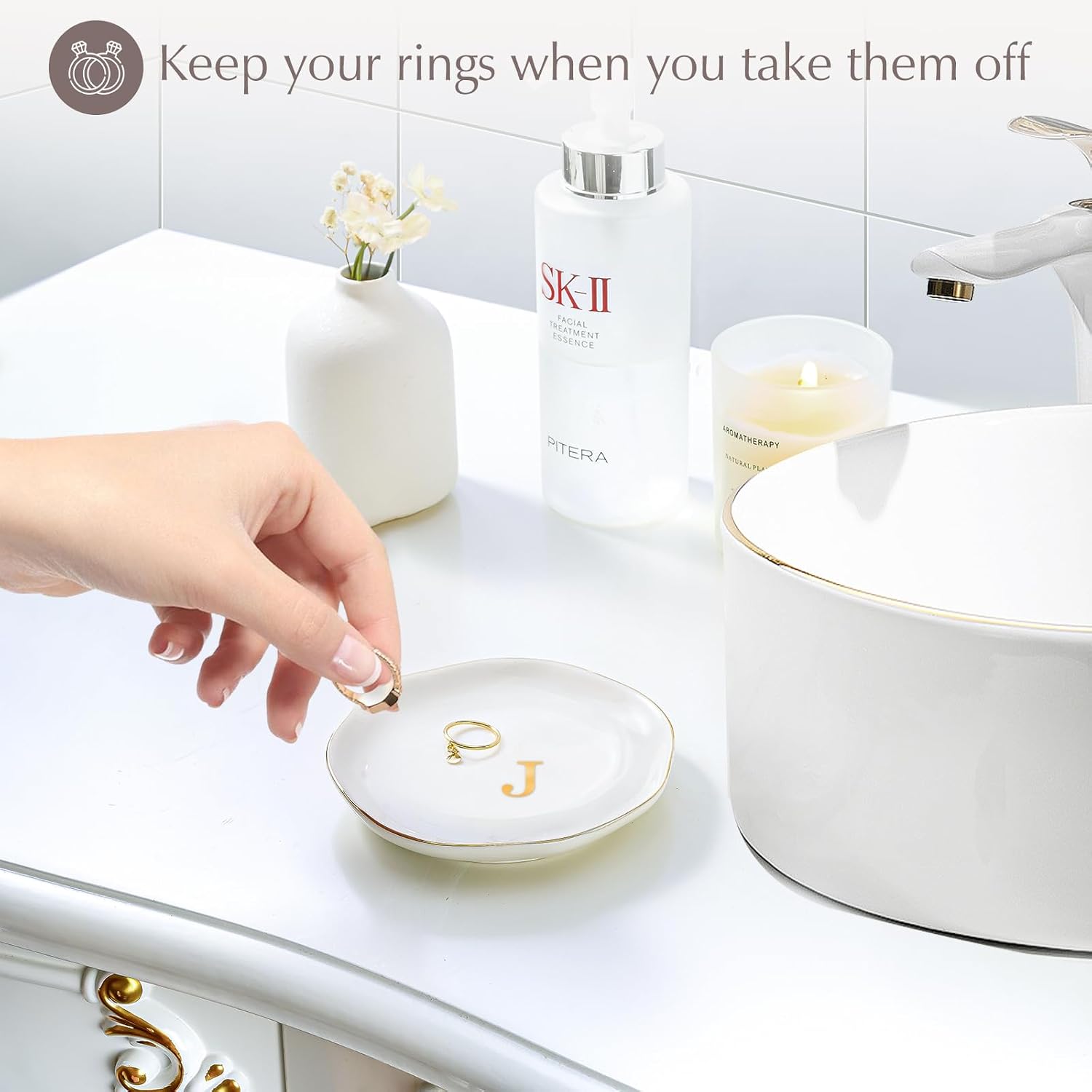 Ceramic Jewelry Tray / J
