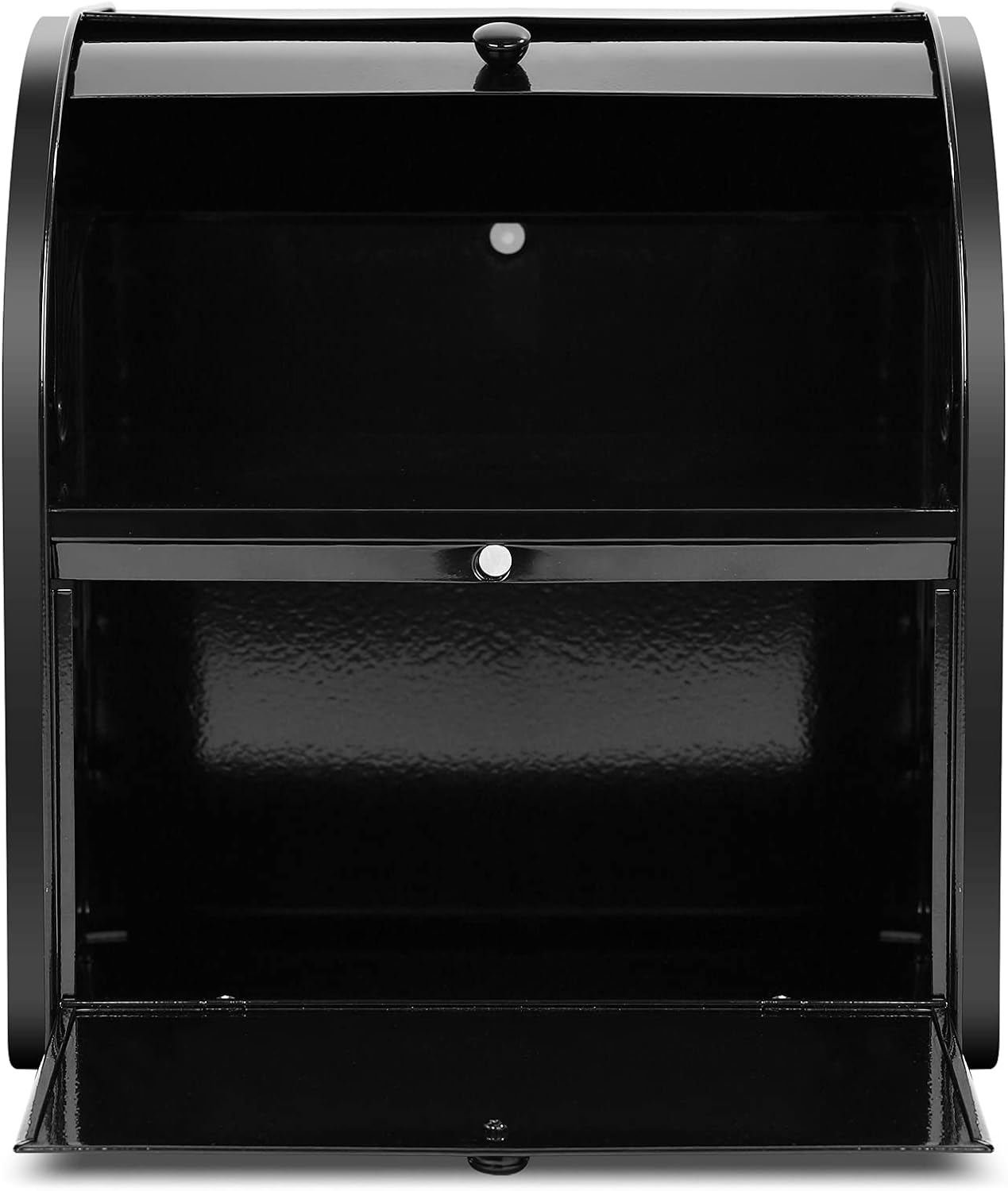 Stainless Steel Bread Box, 2 Layer Roll Top Bread Boxes, Large Capacity Food Storage Container for Kitchen Counter