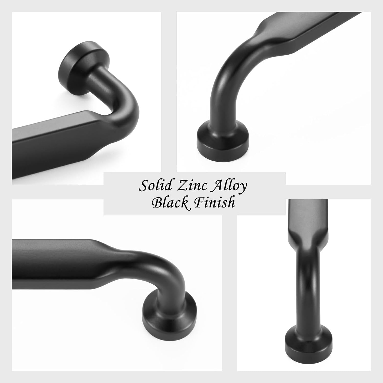 3-3/ Hole Centers / 3-3/4" Hole Centers / Classic / Black / 4 Inch