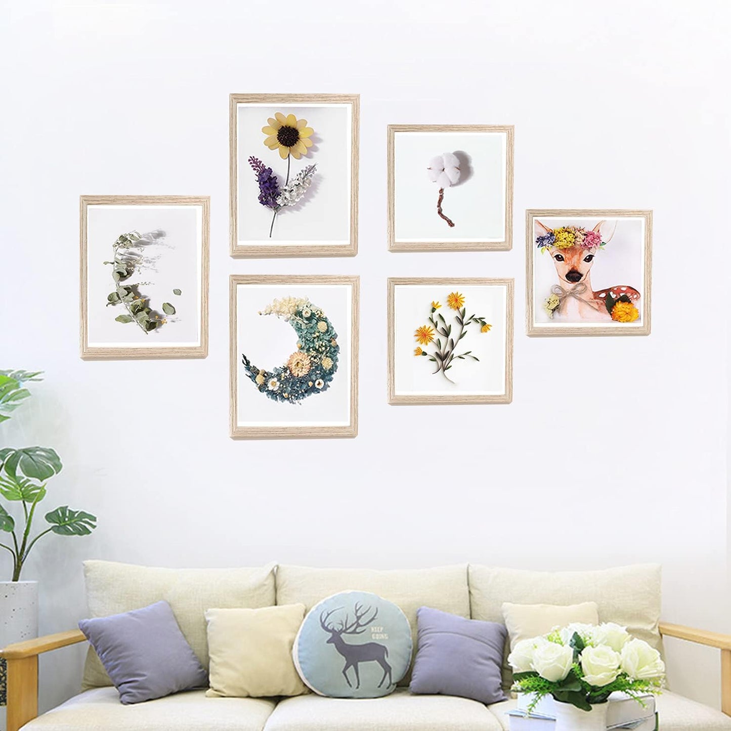 Shadow Box Frame 3D Picture Frame Acrylic Shadow BoxesDisplay Case Box for Memorabilia, Crafts, Tickets and Photos