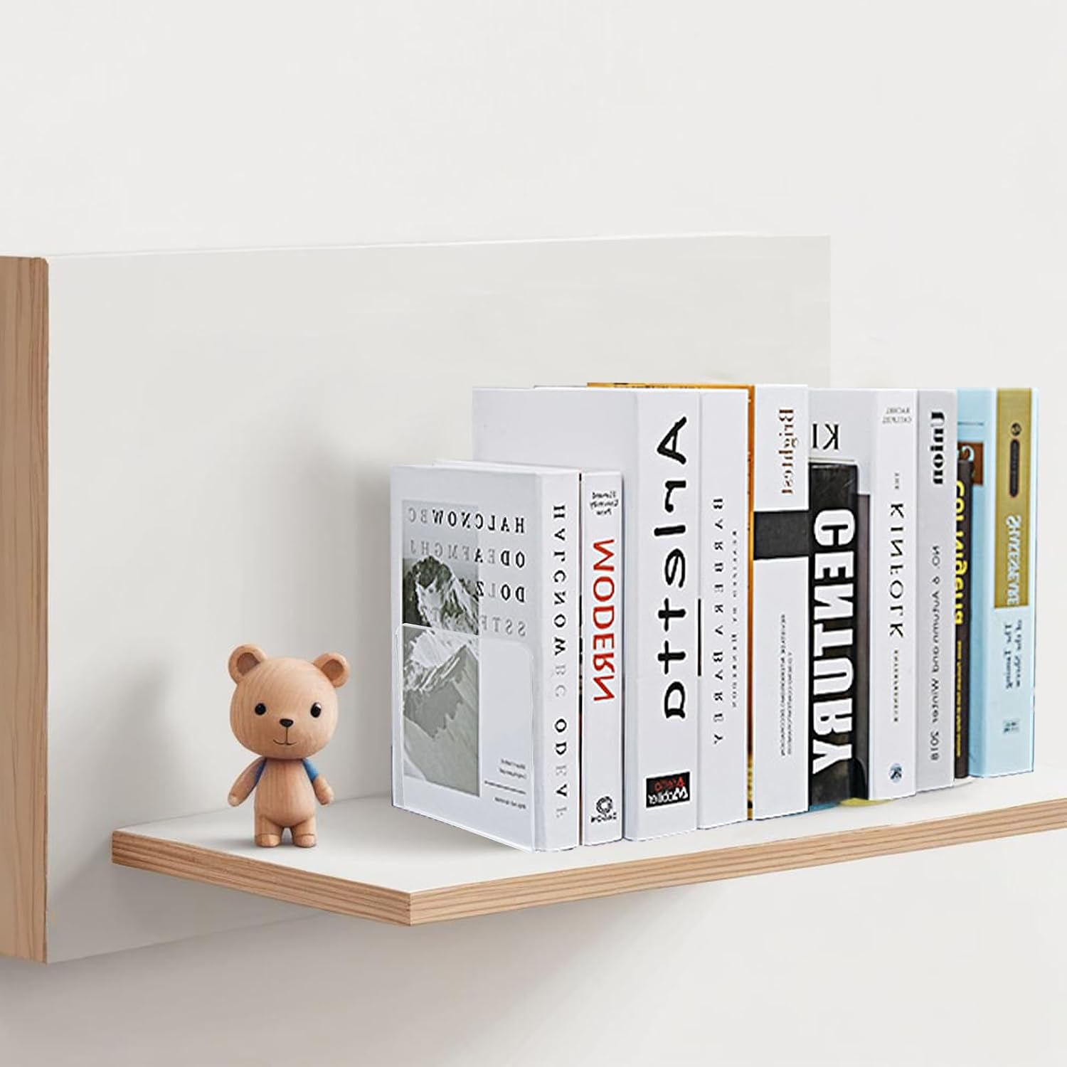 Acrylic Bookends / Book Ends Acrylic Bookends / Clear / Set of 16