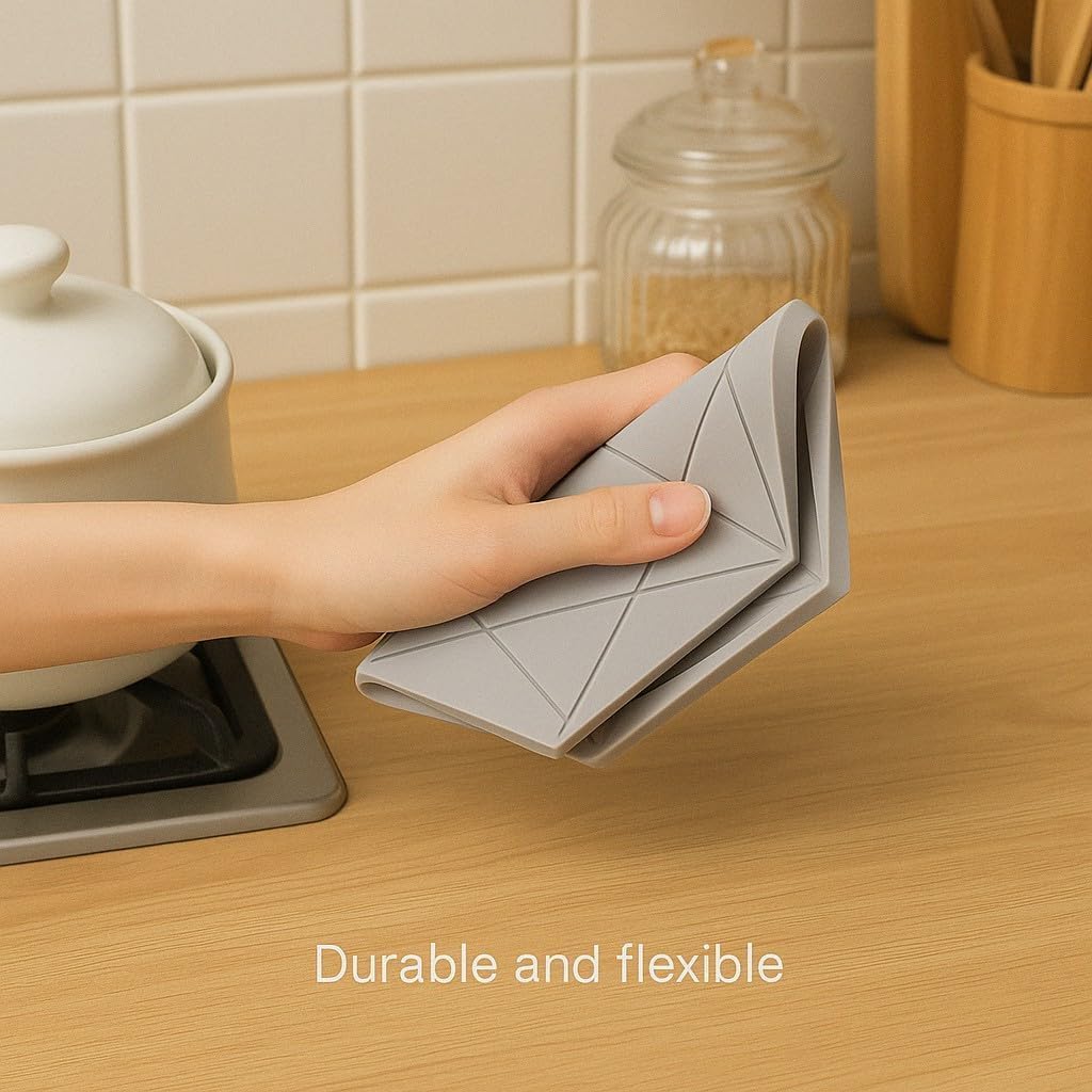 Hexagon Silicone Trivet Mats / Set of 4