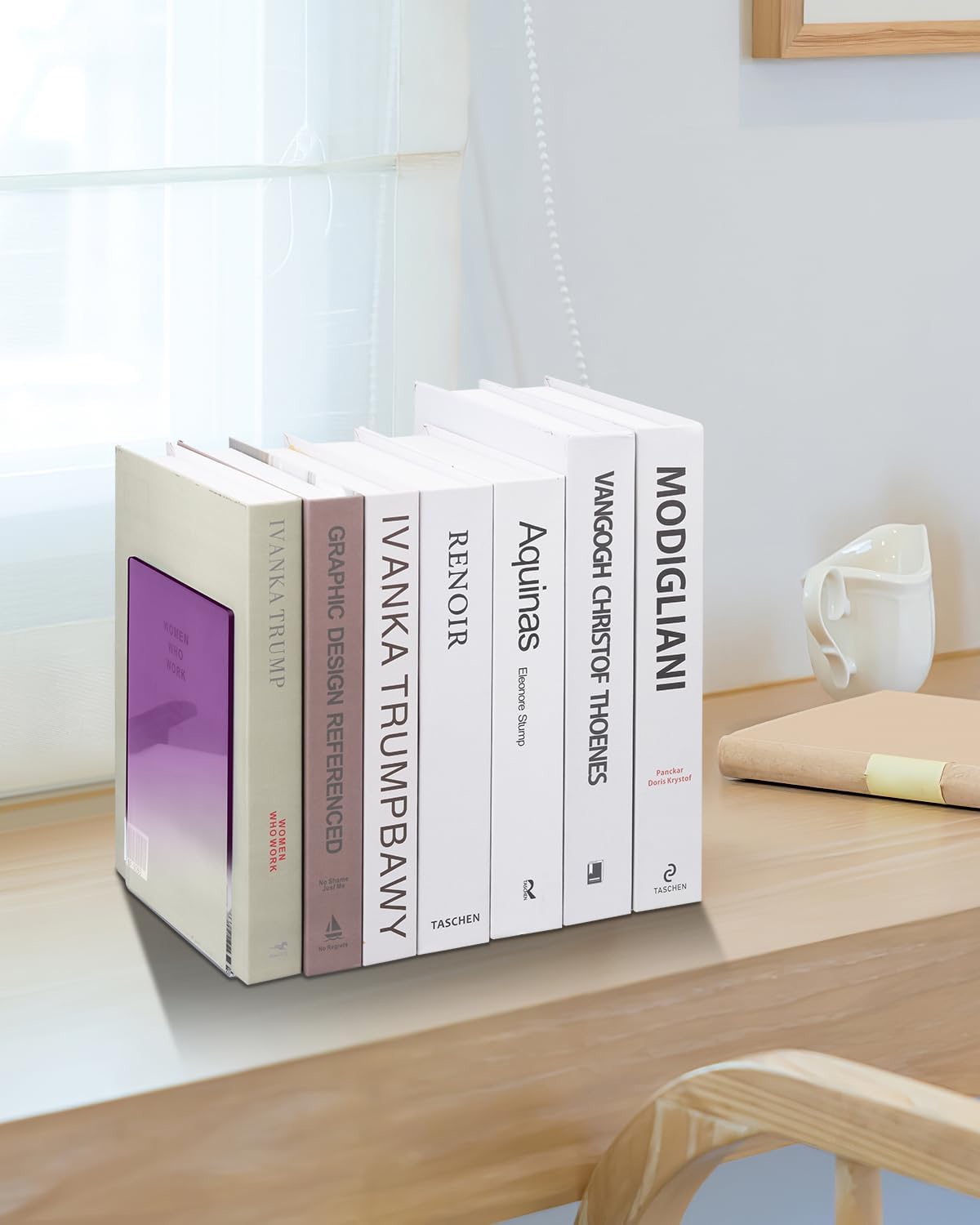 Acrylic Bookends / Book Ends / Purple