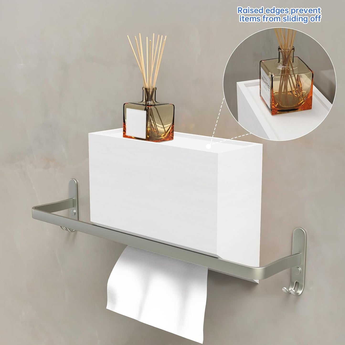 Tissue Box Cover for Kleenex Hand Towels / Pine Wood