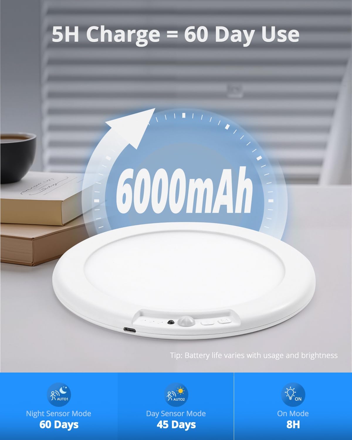 2 Pack Rechargeable RGB Ambient Shower Light Waterproof Inside, LED 13 Color Changing Mood Lighting for Bathroom