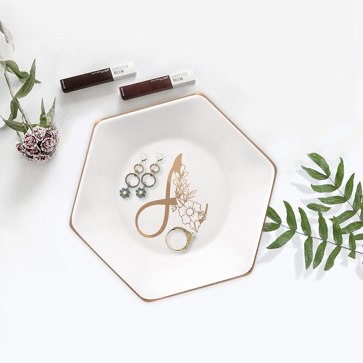 Ceramic Ring Holder / A / White
