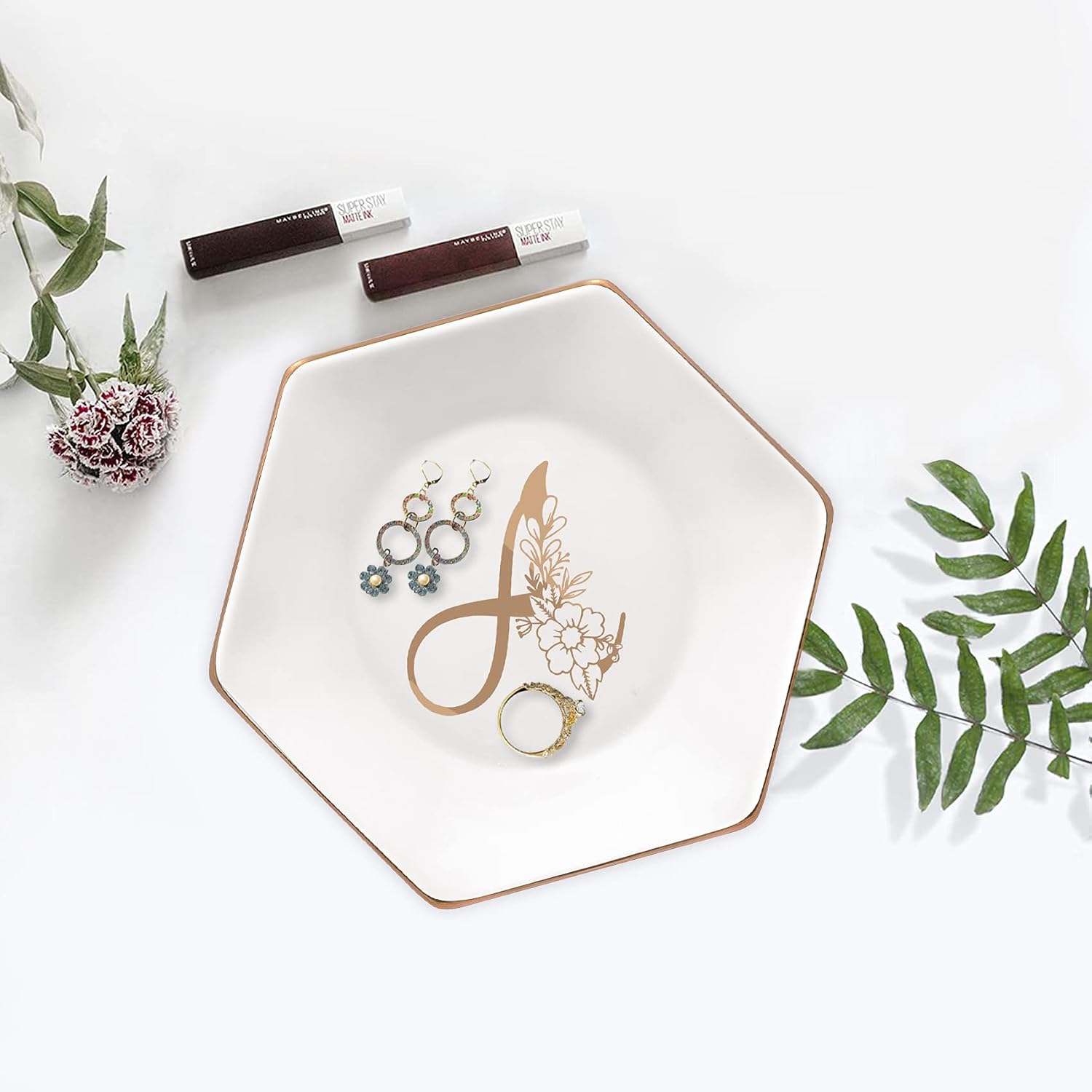 Ceramic Ring Holder / A / White