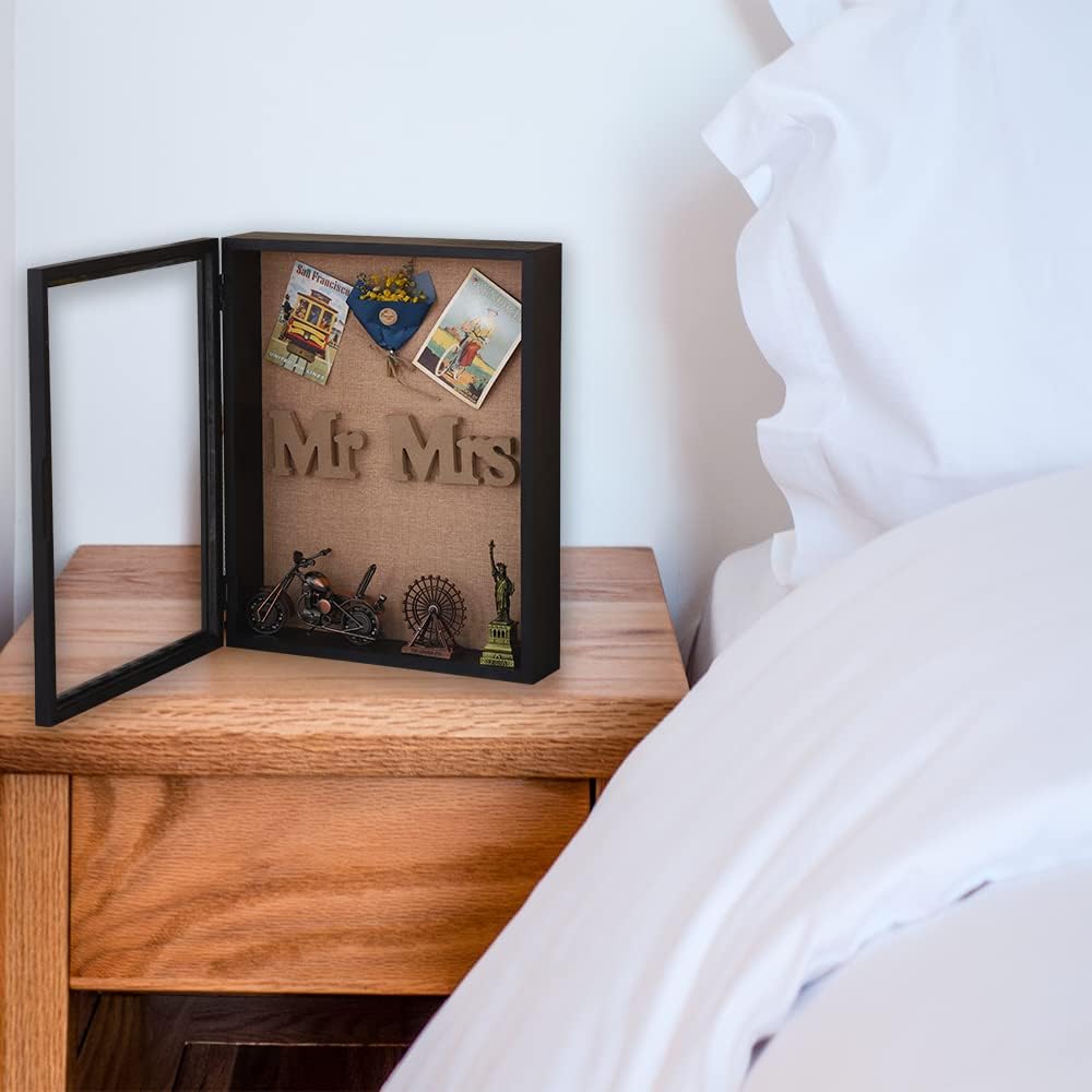 Large Shadow Box 16x20 Extra Deep Shadow Boxes Display Cases, Front Opening Shadow Boxes Bulk with Magnetic Door for
