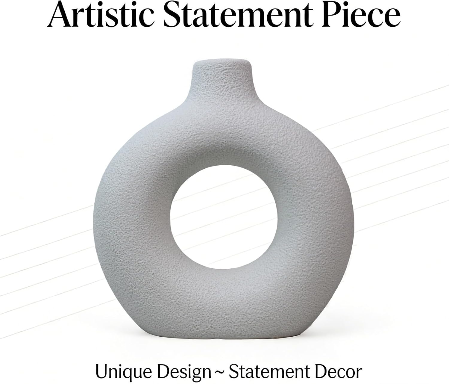Modern Farmhouse Decorative Vase / Green D / 7 Inch