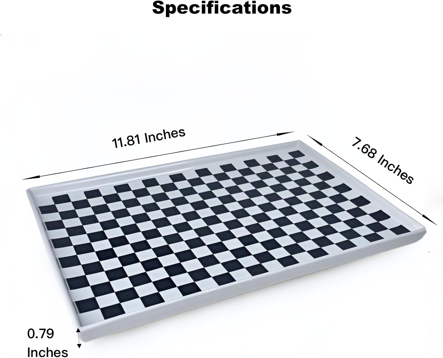 Ceramic Bathroom Tray for Countertop / 11 x 7