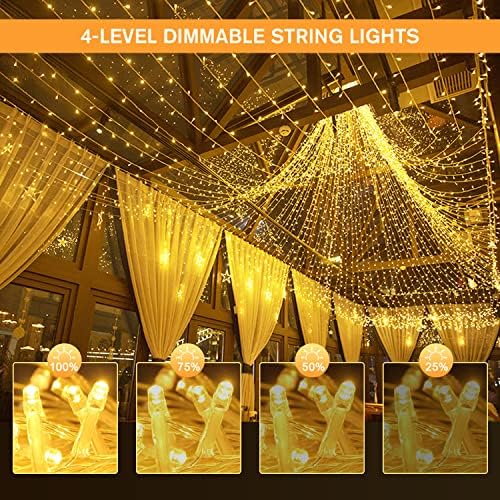 JMEXSUSS 500 LED Color Changing Christmas Lights
