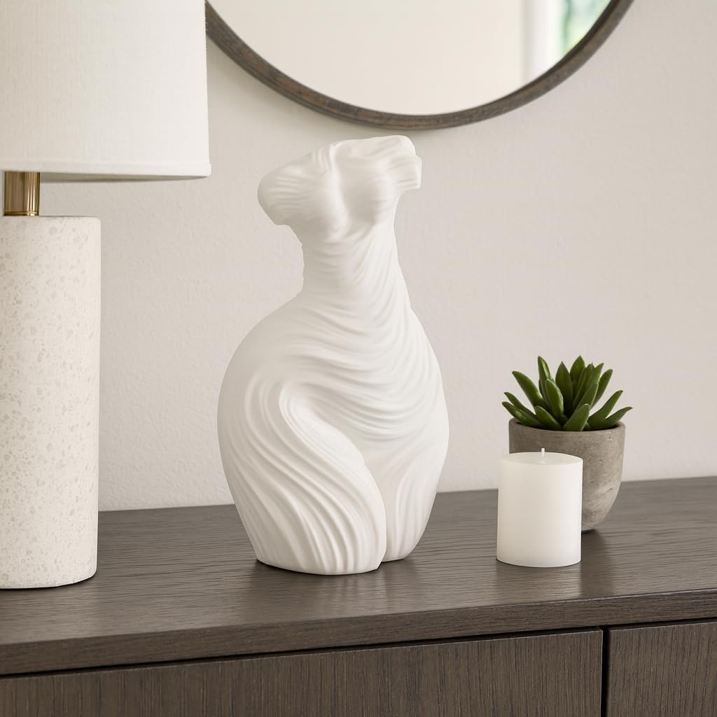 Decorative Home and Office Bust Statue / White / Set of 11