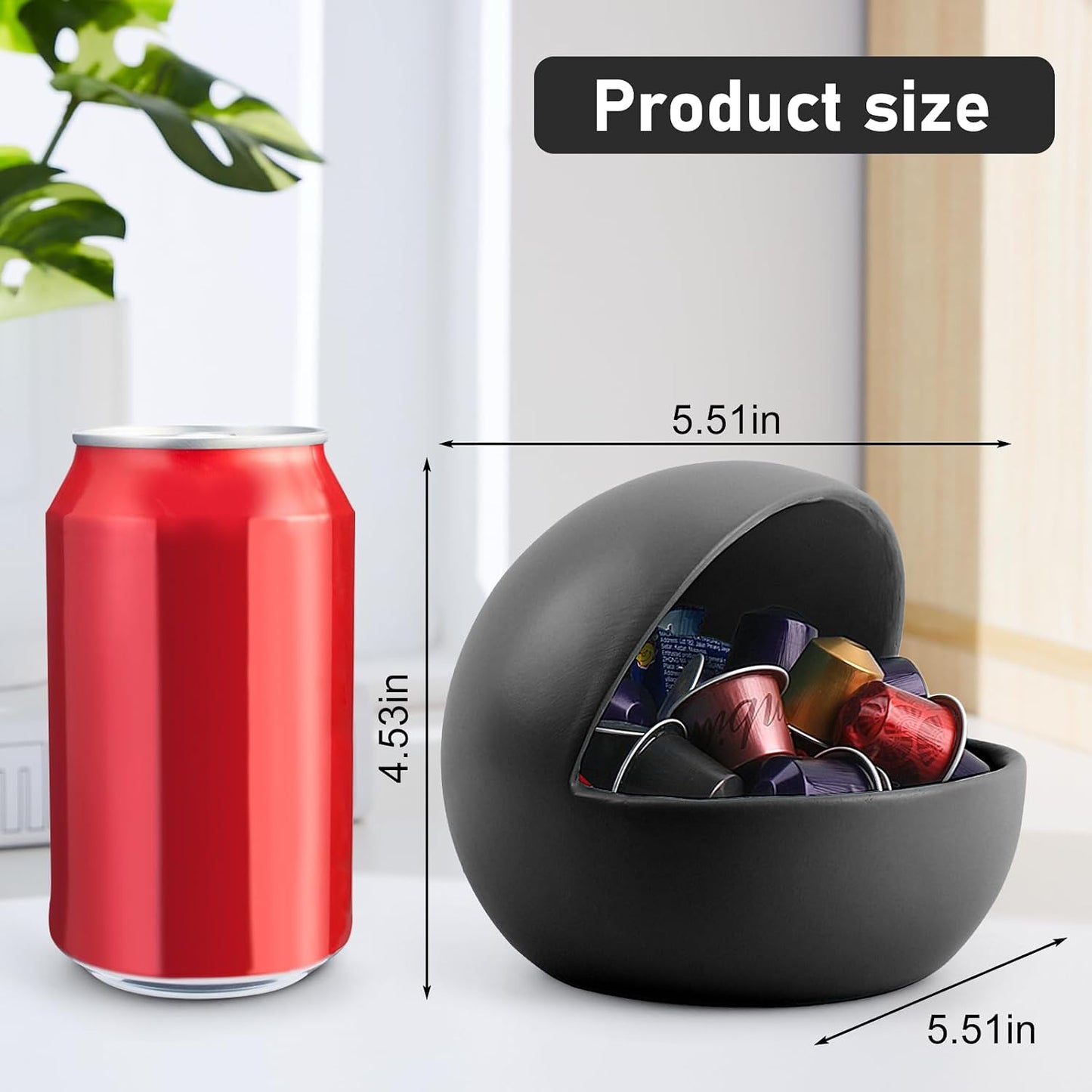 Decorative Candy Bowl / Black / S