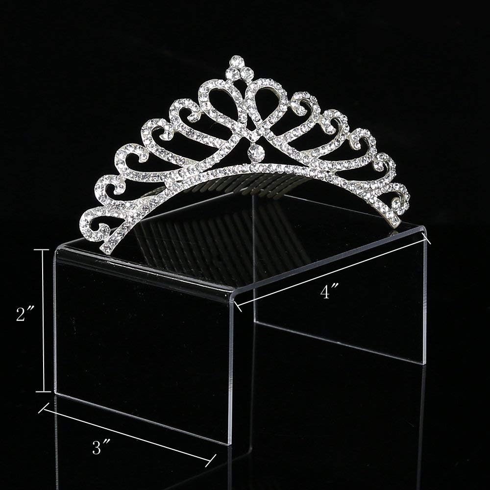 Acrylic Display Stand Crafts Stand Cupcake Risers / 4 x 3 / x 2 / Clear / Set of 12