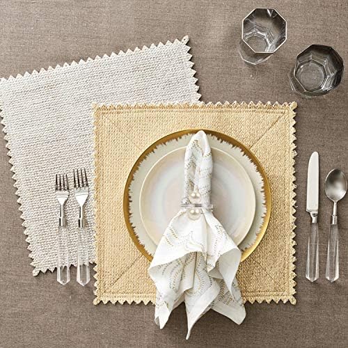 wonlex Pearl Napkin Rings Set of 12, Silver Napkin Ring Pearls for Easter, Thanksgiving Day, Christmas, Birthday Party and Table (Pearls - Silver)