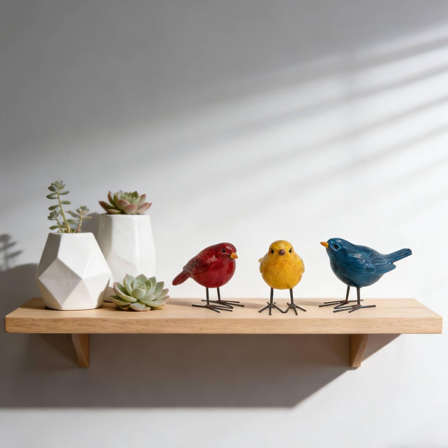 Bird Figurines Home Decor / Set of 3