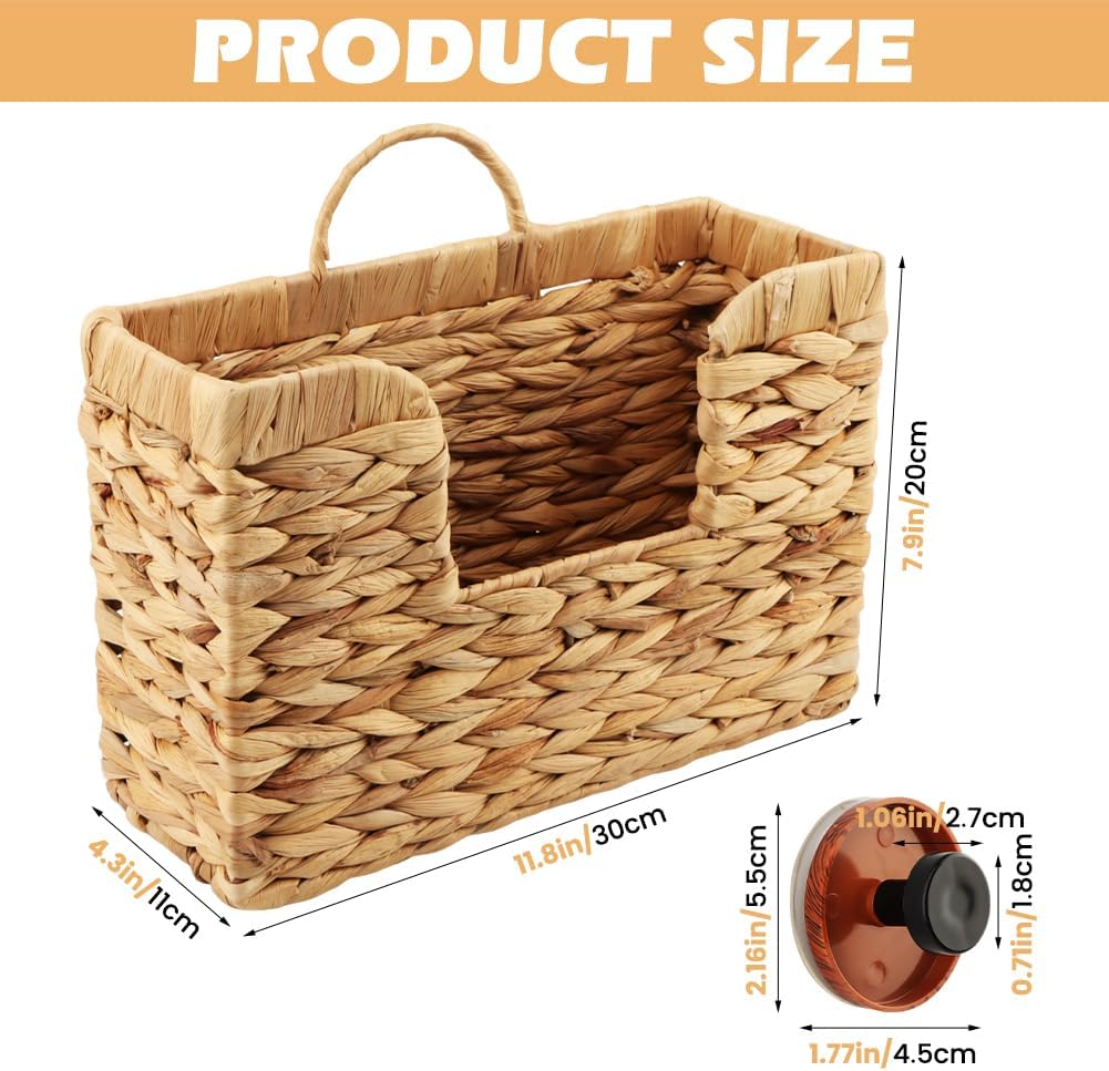 Hanging Magazine Basket / 11.8 x 4.3 x 7.9