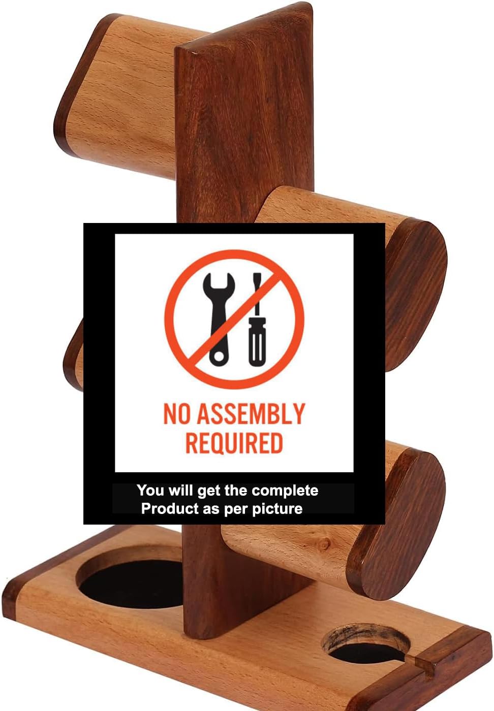 DEALS ABHANDICRAFTS - Watch Stand 5 in One Multiple Watch Display Tower for men, Charging Station Jewelry Organizer for