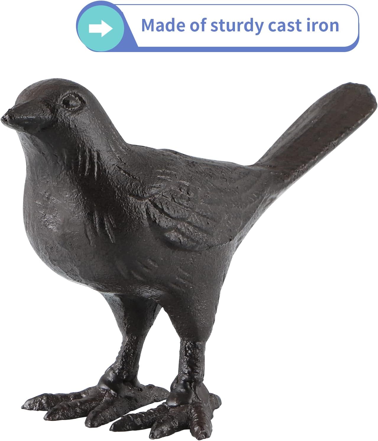 Cast Iron Bird Figurine