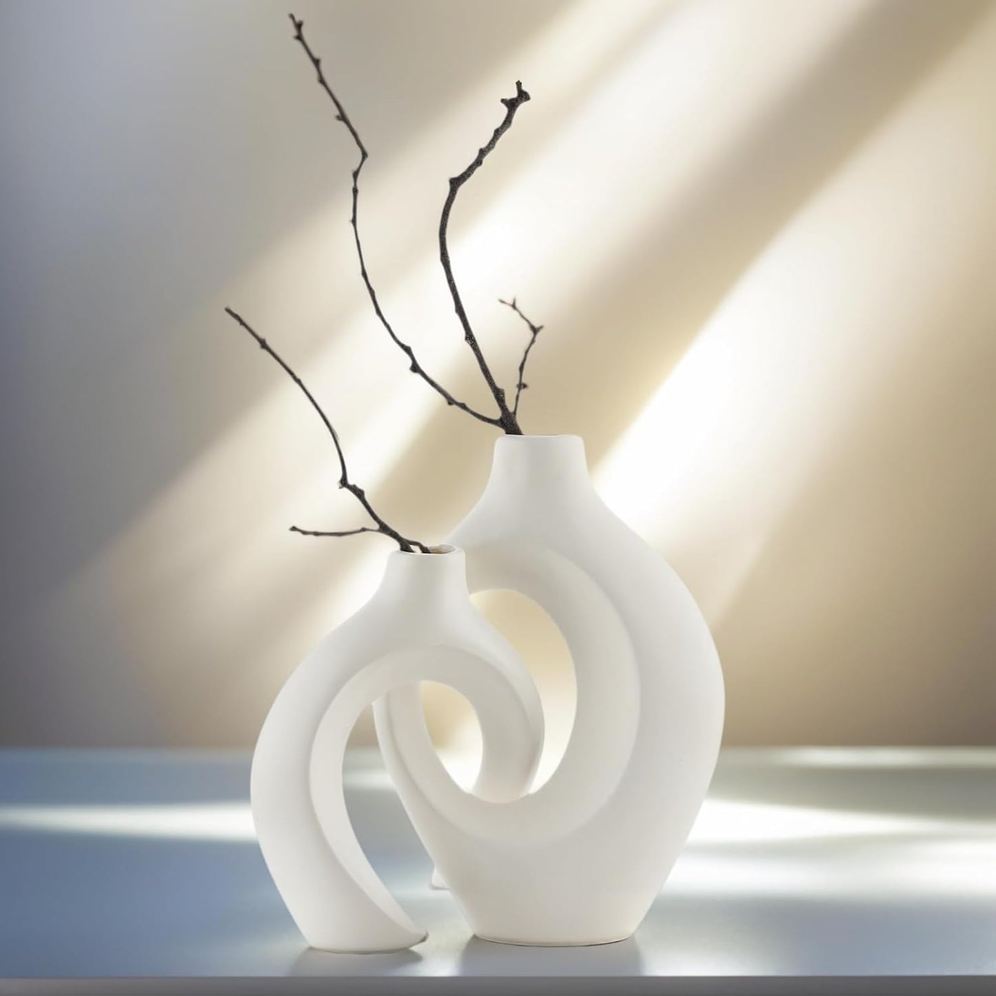 Modern Resin Vases Set