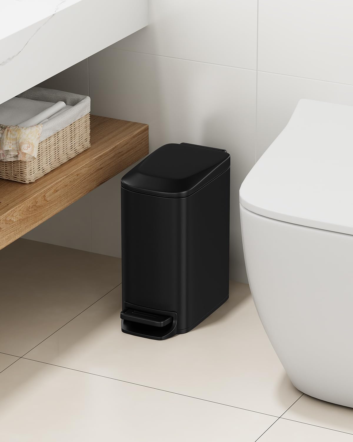 Lid Soft Close / Matte Black