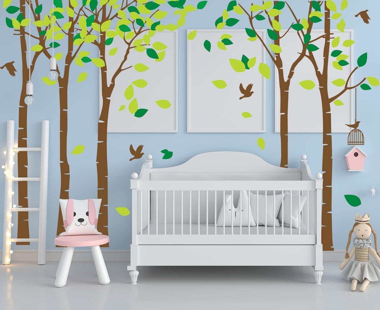 Giant Jungle Tree Wall Decal Tree Wall Sticker Removable Vinyl Sticker Mural Art Room Nursery