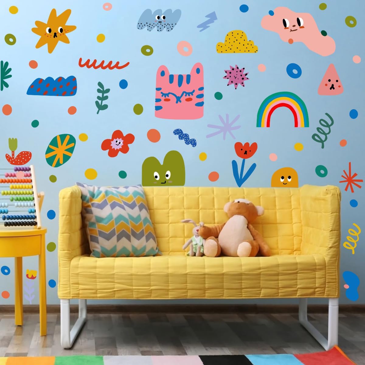 Colorful Abstract Wall Stickers / Shape