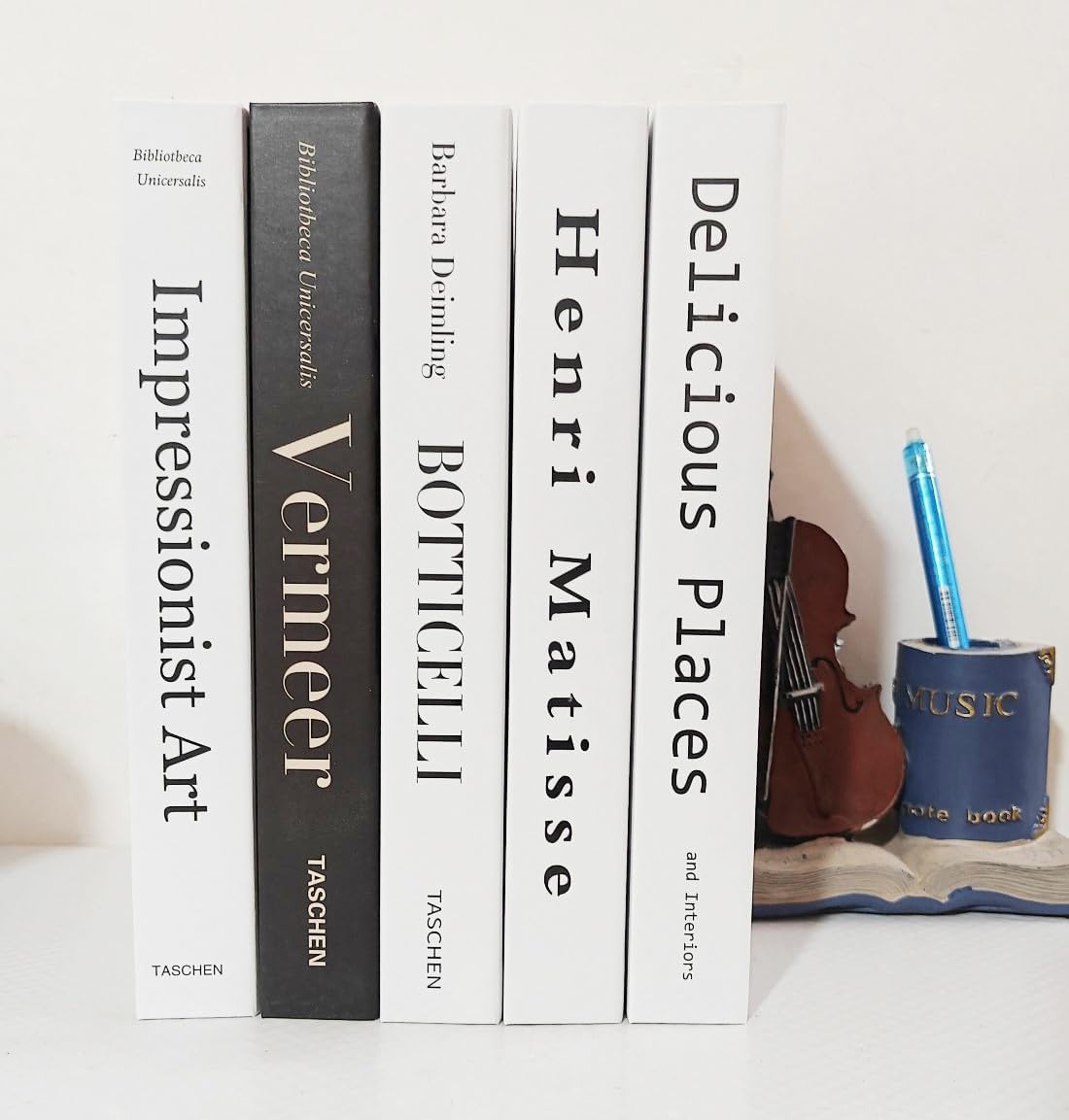 Faux Books for Decoration Decorative Books Aesthetic Modern Organic Home Minimalistic / Set of 5