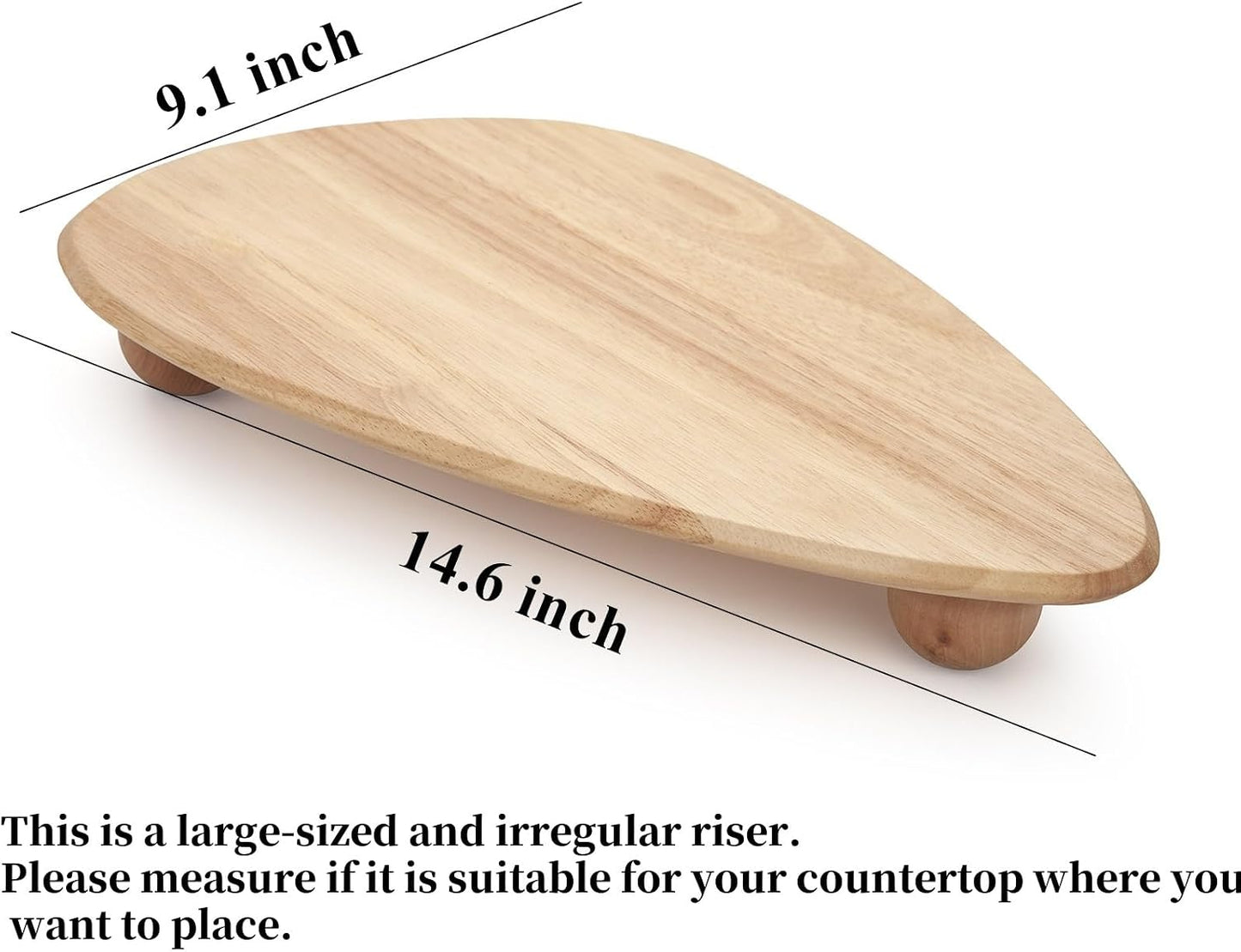 Wooden Pedestal Stand for Decor