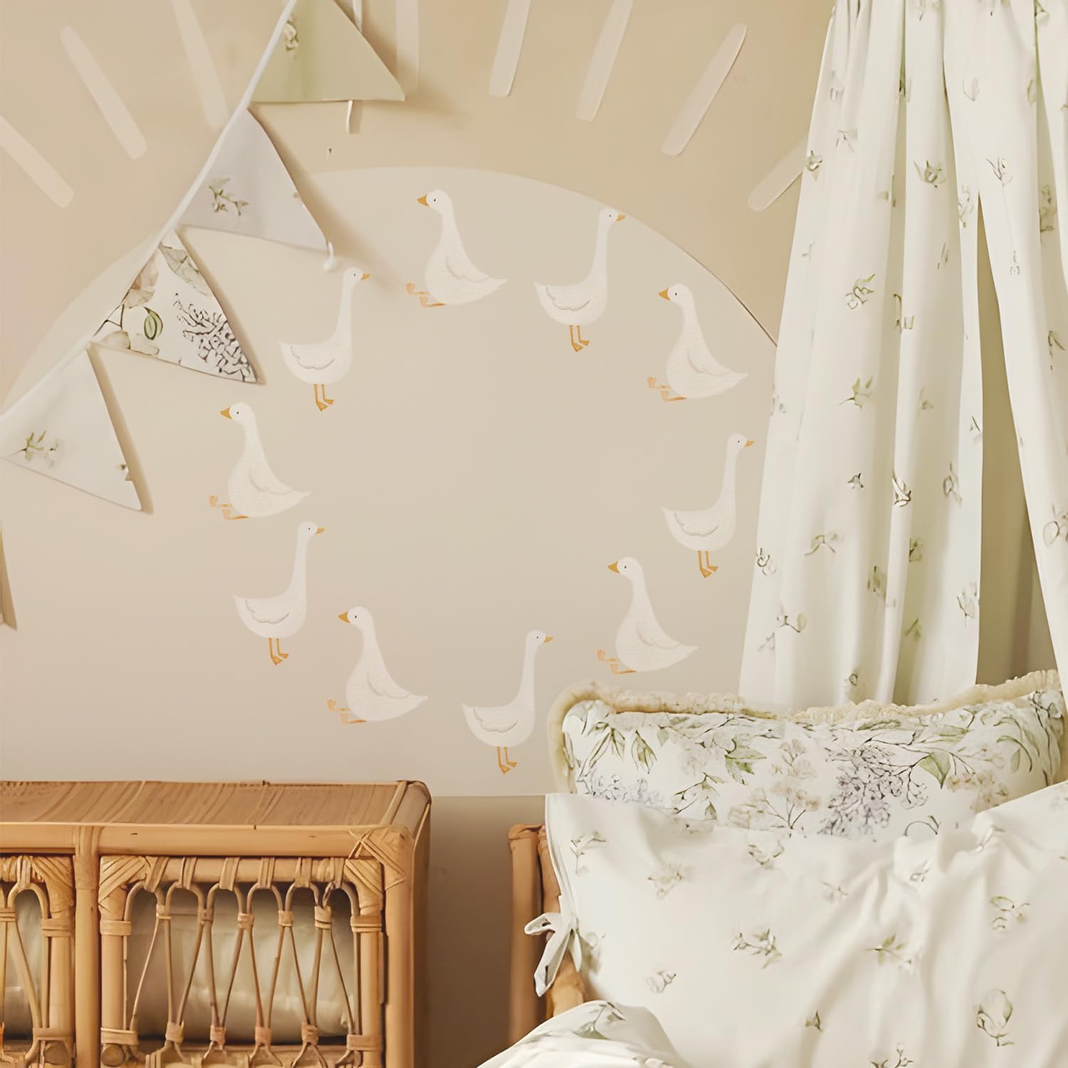 Silly Goose Wall Decals for Nursery / Set of 40