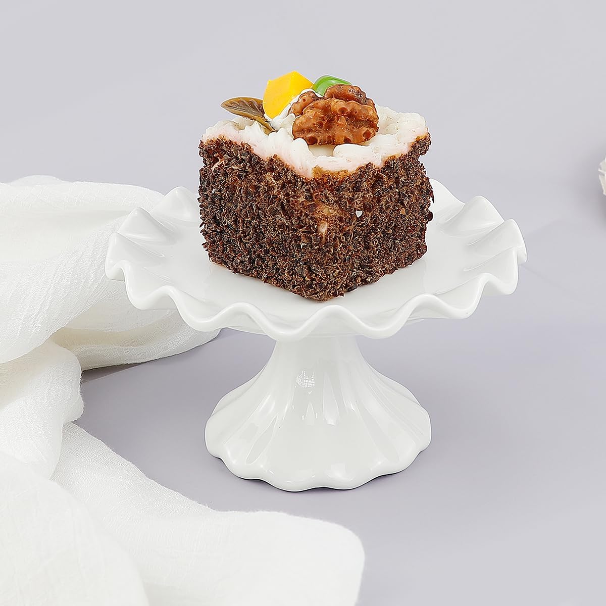 Ceramic Cake Stand / White