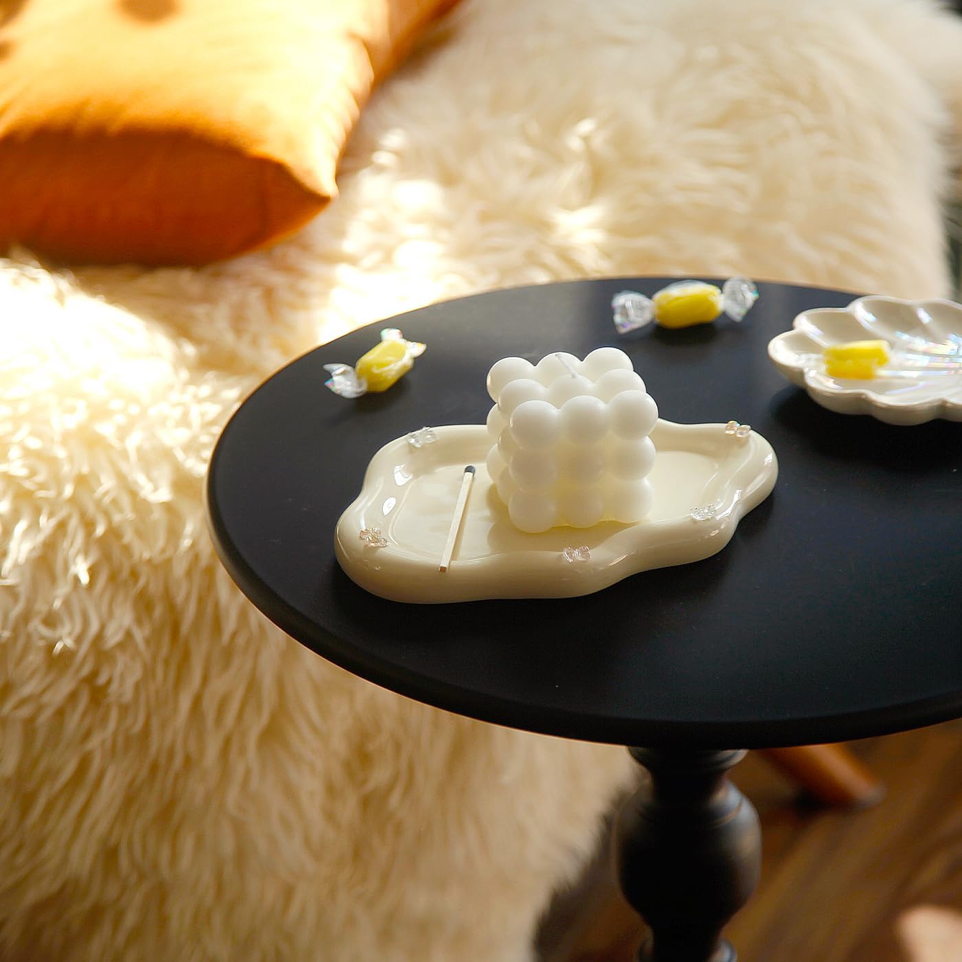 Ring Dish Holder / Bow Cream